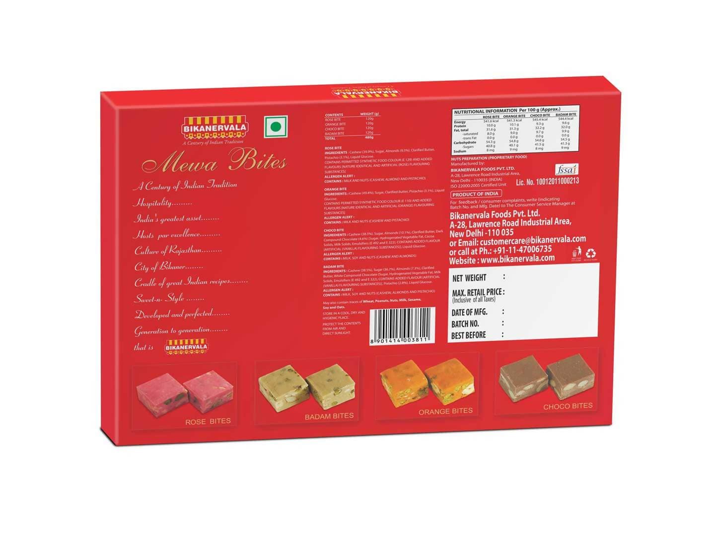 Bikanervala Mewa Bites Assorted | Swadesiicart