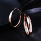 NVR Women Gold-Polished Hoop Earrings | Swadesiicart