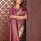 Aastha Fashion Mustard Tissue Silk Weaving Saree