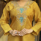 Partywear Designer Cotton Maroon Stitched Suit With Dupatta - Tanisha | Swadesiicart