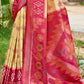 Shree Shyam Fashion Cream Soft Silk Saree