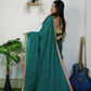 Exclusive Collection Beautiful Khadi Cotton Handloom Saree With Beautiful Zari Border - Green - Swadesiicart