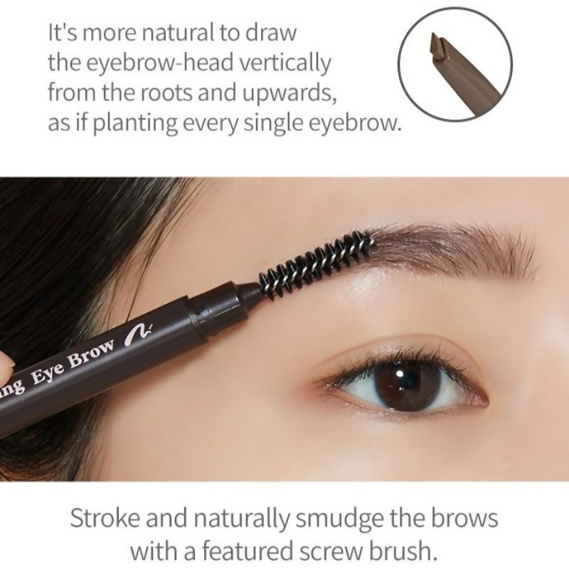 Etude House Drawing Eyebrow - 01 Dark Brown - Swadesiicart
