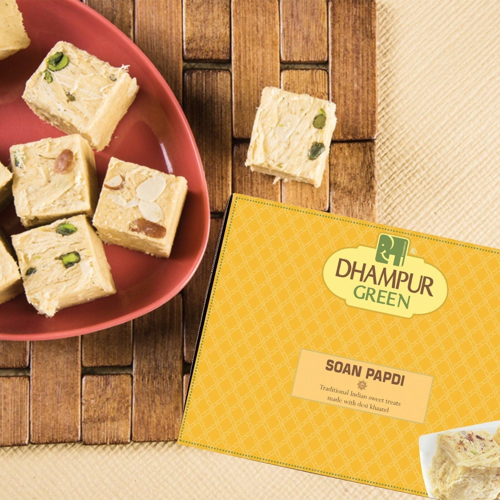 Dhampur Soan Papdi | Swadesiicart