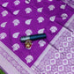 DEIANA'S Beautiful Designer Golden zari Soft Lichi Silk Saree - Purple - Swadesiicart