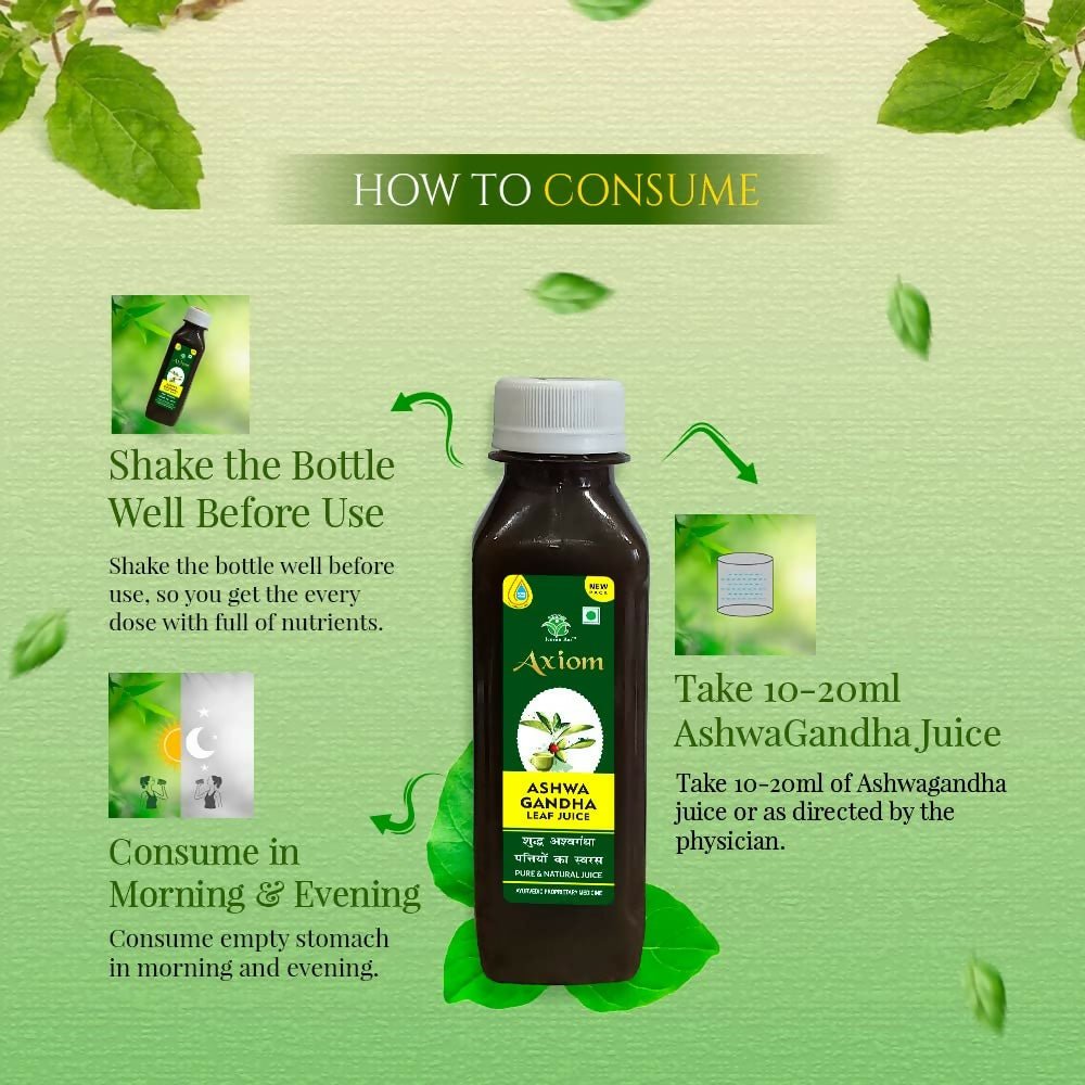 Axiom Ashwagandha Leaf Juice - Swadesiicart