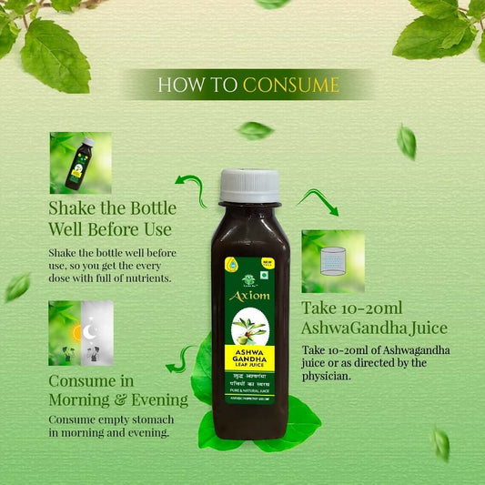 Axiom Ashwagandha Leaf Juice - Swadesiicart