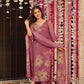 The52 Onion Gorgeous Floral Printed Zarna Silk Fabric Straight Kurta Pant with Dupatta Set - Swadesiicart