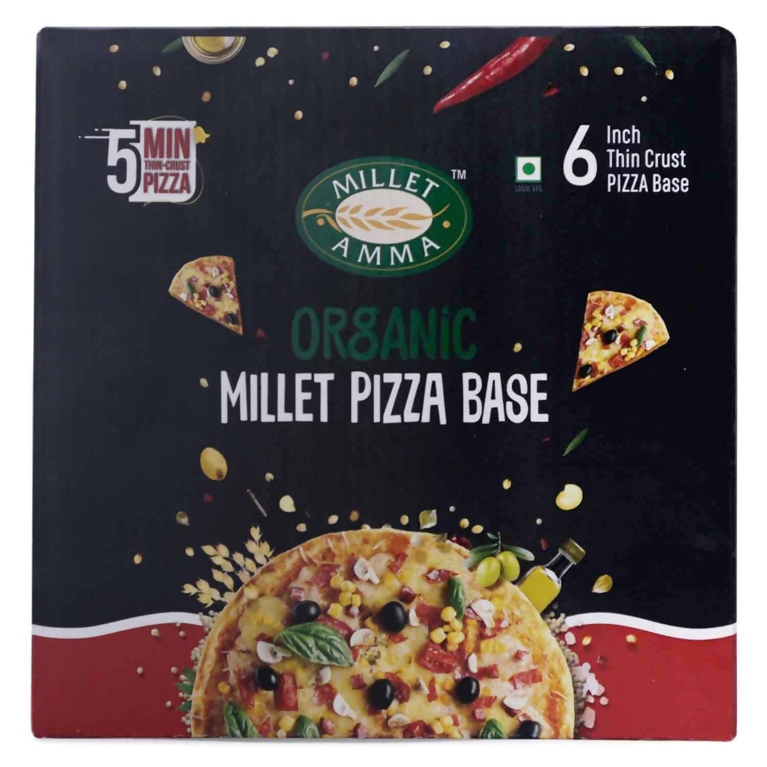 Millet Amma Organic Millet Pizza Base - Millet Amma urban Monk pvt Ltd