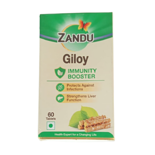 Zandu Giloy Immunity Booster Capsules | Swadesiicart