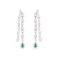 Nuyug Crystal Luster Cubic ZIrcon Necklace Set | Swadesiicart