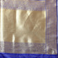 Lorenvalley Fashion Blue Soft Silk Woven Design Gold Zari Weaving Saree - Swadesiicart