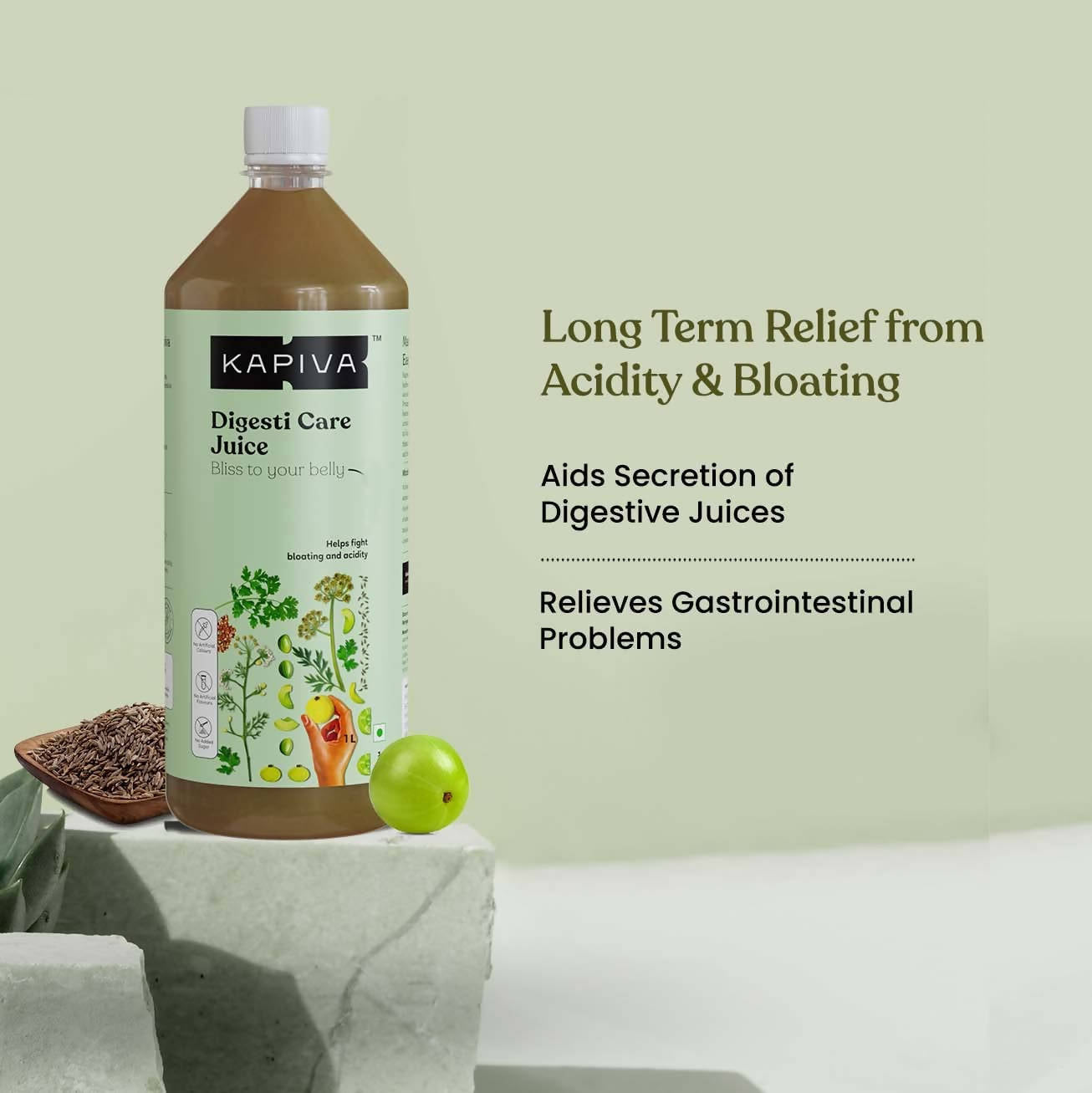 Kapiva Ayurveda Digesti Care Juice | Swadesiicart