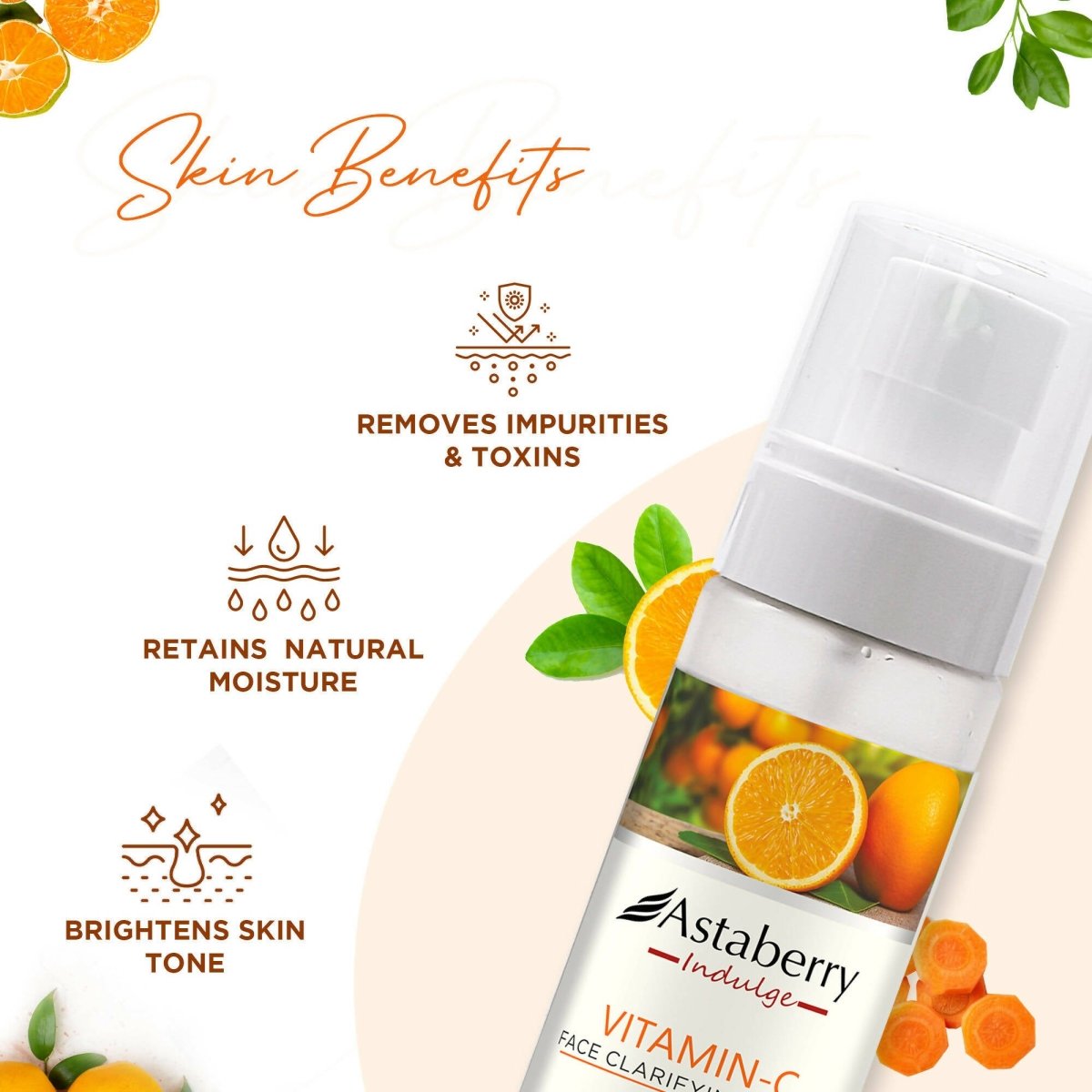 Astaberry Indulge Vitamin C Facial Toner - Swadesiicart