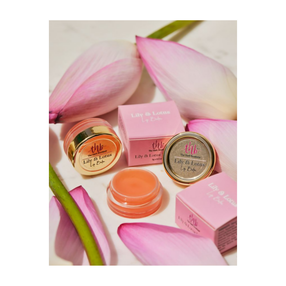 The Herb Boutique Lily And Lotus Lip Balm - Swadesiicart