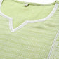 Ahalyaa Women's Traditional Wea Kurta Set - Pista Green | Swadesiicart