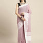 Shree Shyam Fashion Linen Purple Saree