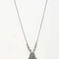 NVR Women's Silver-Toned German Silver Oxidised Pendant with Chain | Swadesiicart