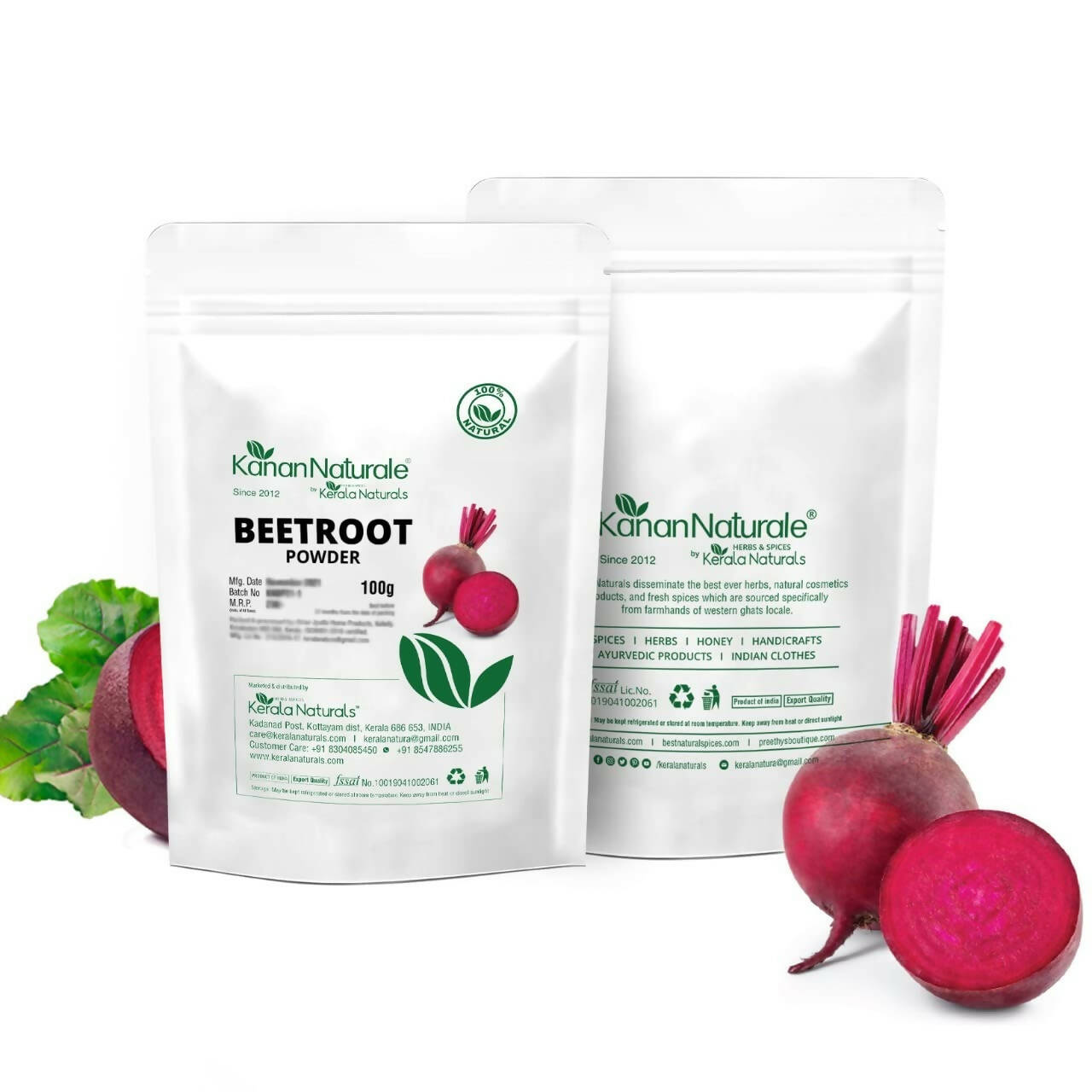 Kerala Naturals Beetroot Powder - Swadesiicart