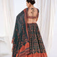 Wedding Designer Black Chinon Lehengha Choli - Anbazaar | Swadesiicart