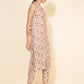 Janasya Women's Beige Moss Digital Floral Printed Casual Straight Co-ords - Swadesiicart