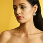 Silver Earrings- Ruby Raang | Swadesiicart