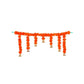 Tied Ribbons Orange Hanging Marigold Flowers Garland | Swadesiicart