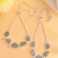 VOJ Set of 2 Traditional Flower Shapped Designer Anklet - Swadesiicart
