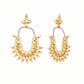 Nuyug 22k Gold Plated Royal Pearl Accent Kundan Earrings | Swadesiicart