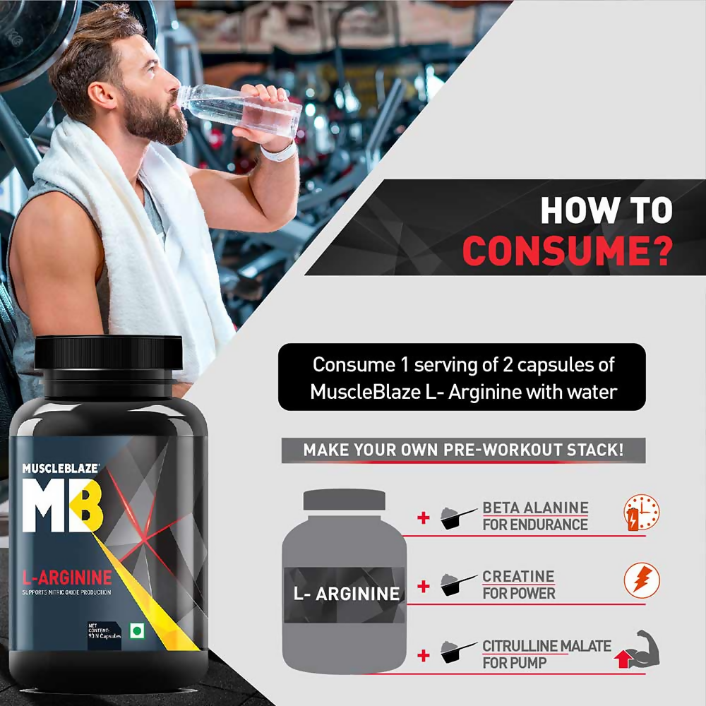 MuscleBlaze L-Arginine | Swadesiicart