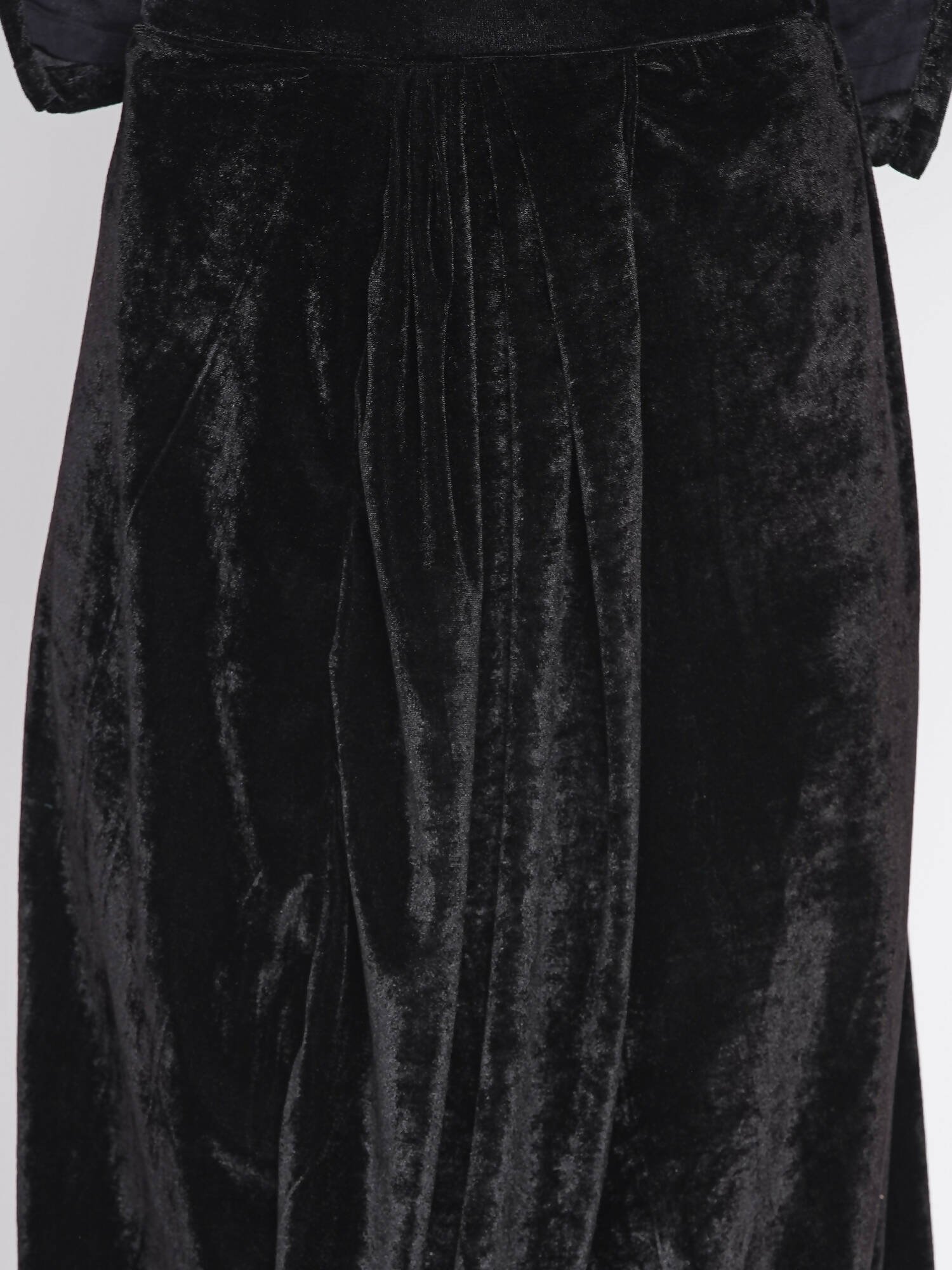 Women Republic Black Velvet Embroiderd Koti With Dhoti Pants | Swadesiicart