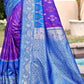 Shree Shyam Fashion Purple Pochampally Silk Saree