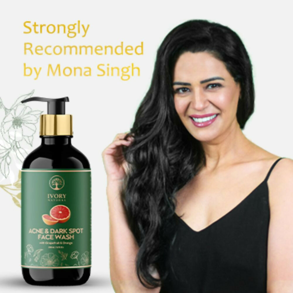 Ivory Natural Acne & Dark Spot Face Wash For Moisturize, Replenish, And Promote Skin Clarity | Swadesiicart