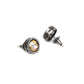 Dual Tone Kundan Maang Tikka with Earrings Jewellery Set (silver) - Ruby Raang - Swadesiicart