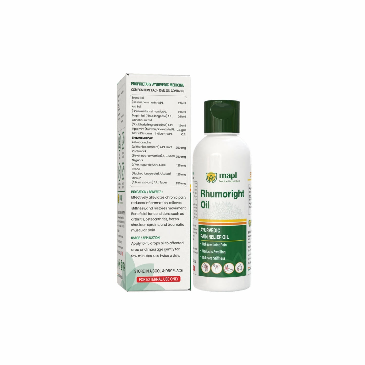 MAPL Rhumoright Oil | Swadesiicart