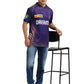 Kolkata Knight Riders Men Purple Printed Half Sleeves Jersey IPL, T20 | Swadesiicart