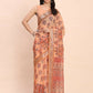 Shree Shyam Fashion Linen Cotton Orange Saree