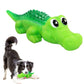 Sage Square Durable Interactive Dog Squeaky Crocodile Toy (Random Color) - Swadesiicart