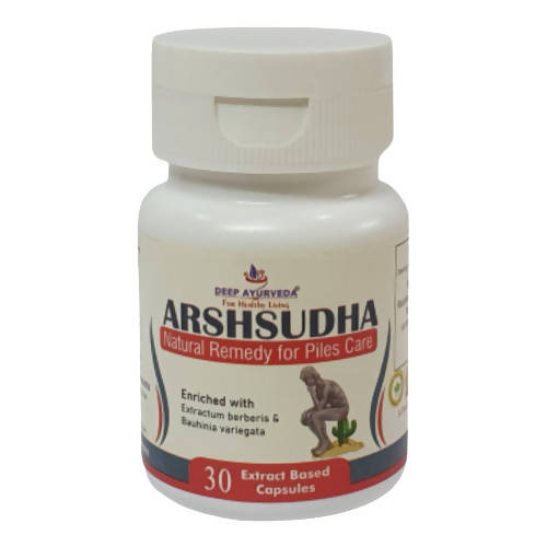 Deep Ayurveda Arshsudha 500mg Vegan Capsules - DEEP AYURVEDA