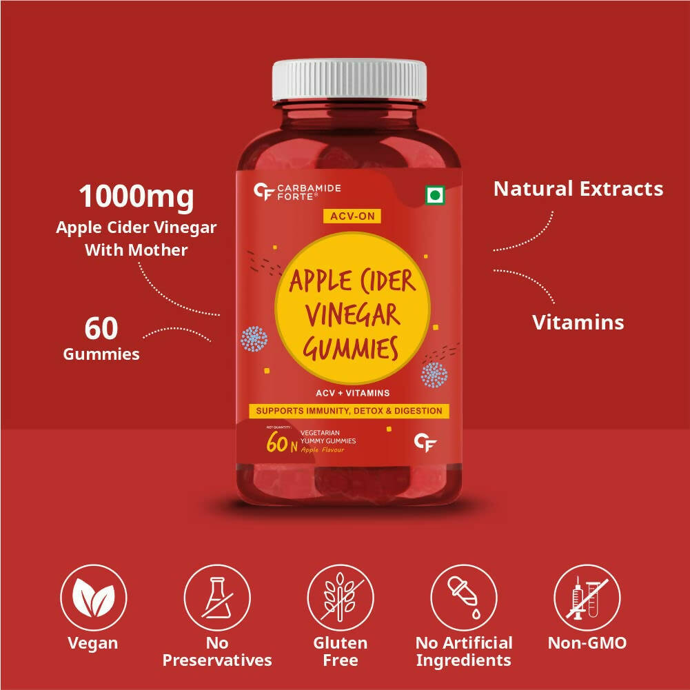 Carbamide Forte Apple Cider Vinegar Gummies | Swadesiicart