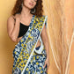 Very Much Indian Handblock Printed Cotton Saree With Natural Dyes | Swadesiicart