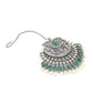 Diamond and Pearl Maang Tikka- Ruby Raang | Swadesiicart