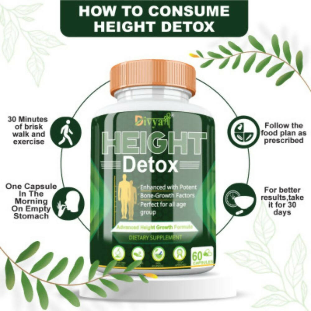 Divya Shree Height Detox Capsules - Swadesiicart