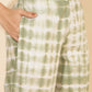Janasya Women's Off White Cotton Tie & Dye Casual A-line Co-ords - Swadesiicart