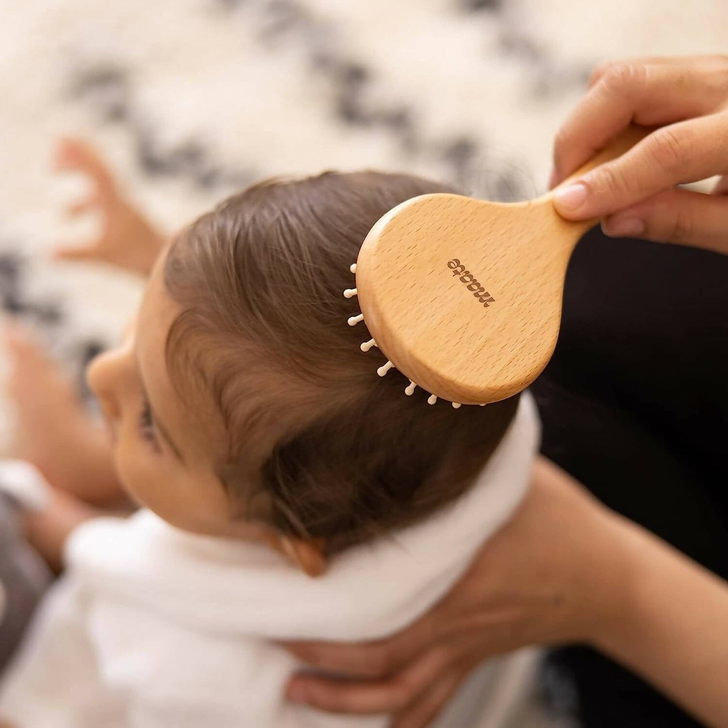 Maate Baby Wooden Comb Gift Box | Baby Wooden Hair Brush - Swadesiicart