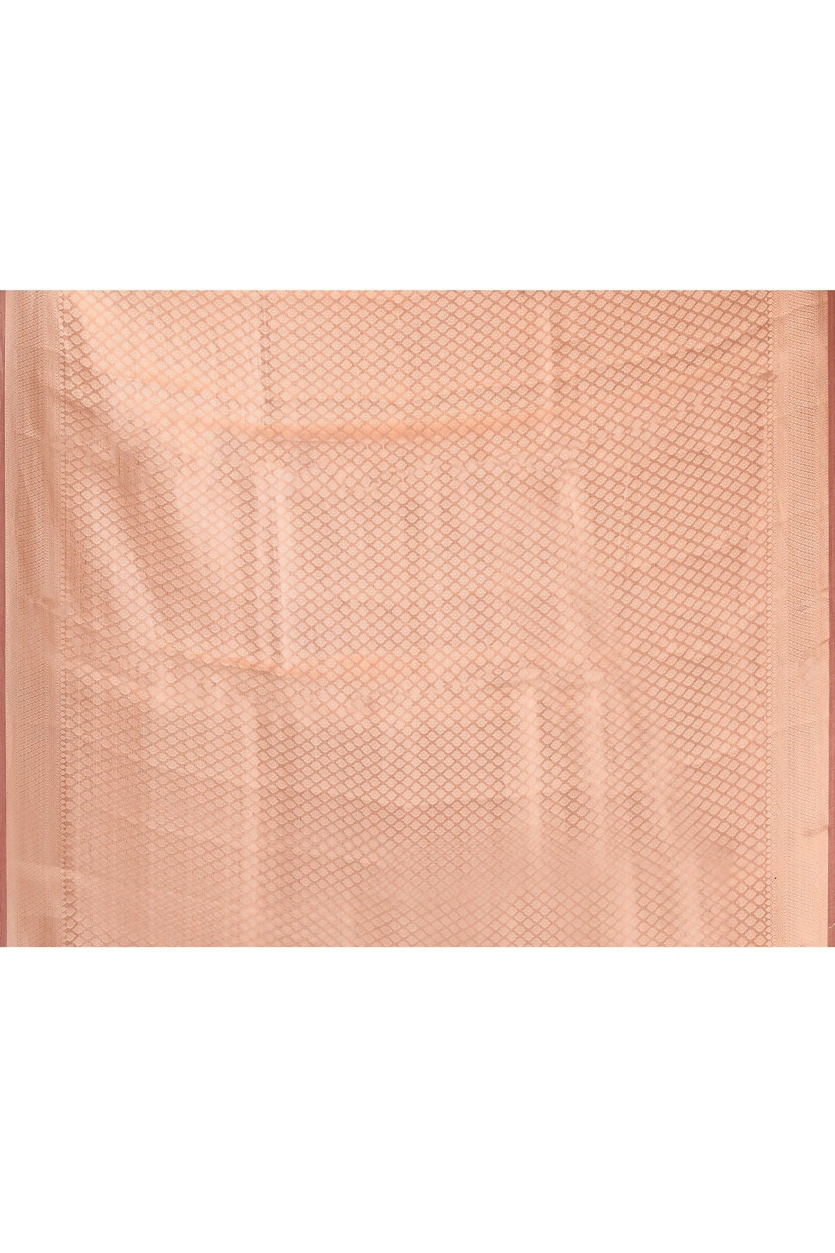 Joban Fashion Copper Pure Banarasi Tissue Saree | Swadesiicart