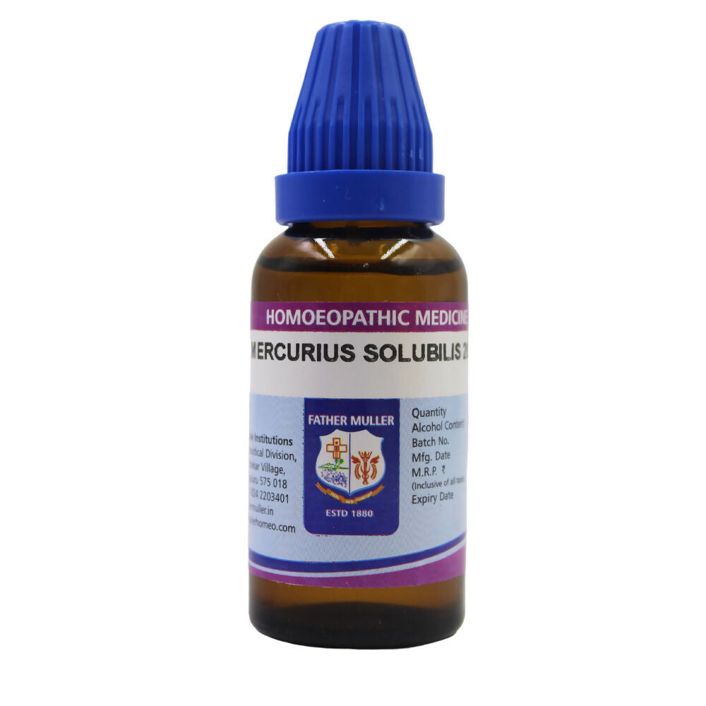 Father Muller Mercurius Solubilis Dilution - Swadesiicart