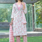 BulBul Fashionista Cotton Red Kurta Set with Dupatta - Swadesiicart