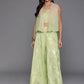 Ahalyaa Women's Traditional Wear Co-ods - Green - Swadesiicart