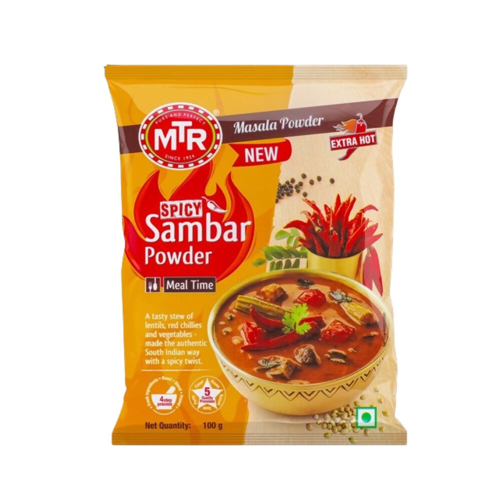 MTR Spicy Sambar Powder | Bold & Fiery South Indian Sambar Mix